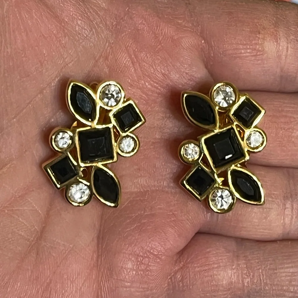Swarovski SAL Vintage Clip On Earrings